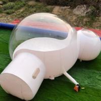 Tenda inflável de acampamento de borracha transparente de telhado de PVC retardante de chamas Tenda inflável de festa