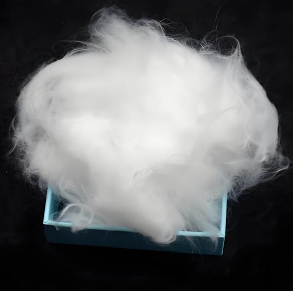 Virgin Synthetic Polyester Fiber Siliconized for Filling Applications