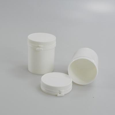 PP Tear Pull Cap Bottle 80g Chewing Gum Plastic Bottle with Straight Round Design