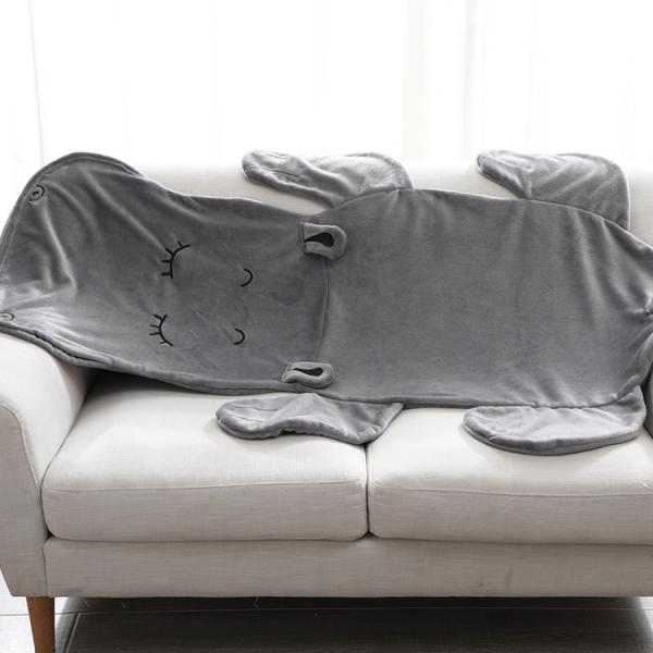 Skin Friendly Animal Tail Blanket Comfortable Kids Cosy Fleece Blanket