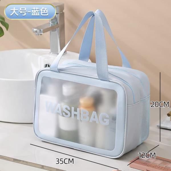 LARGE CAPACITY DRY AND WET SEPARATION MAKEUP BAG WOMEN'S PORTABLE COSMETICS STORAGE BAG 2024 NEW TOILETRY BAG TRAVEL BAG
