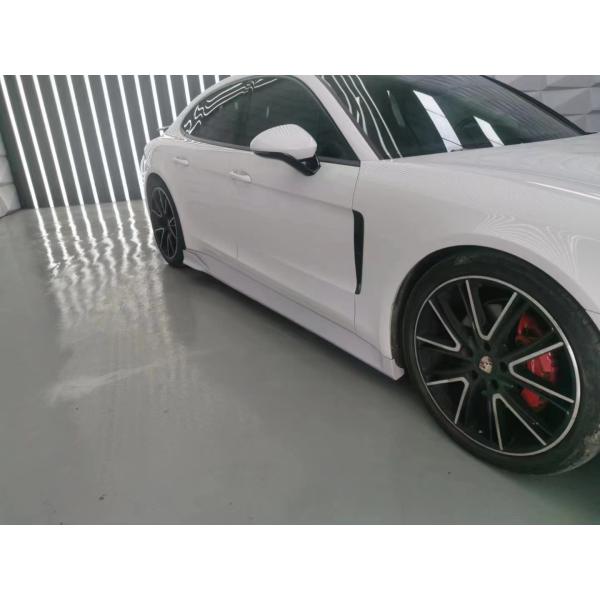 For Porsche Panamera Carbon Fiber Body Kit Panamera Carbon Fiber Front Lip Diffuser Spoiler Side Skirt