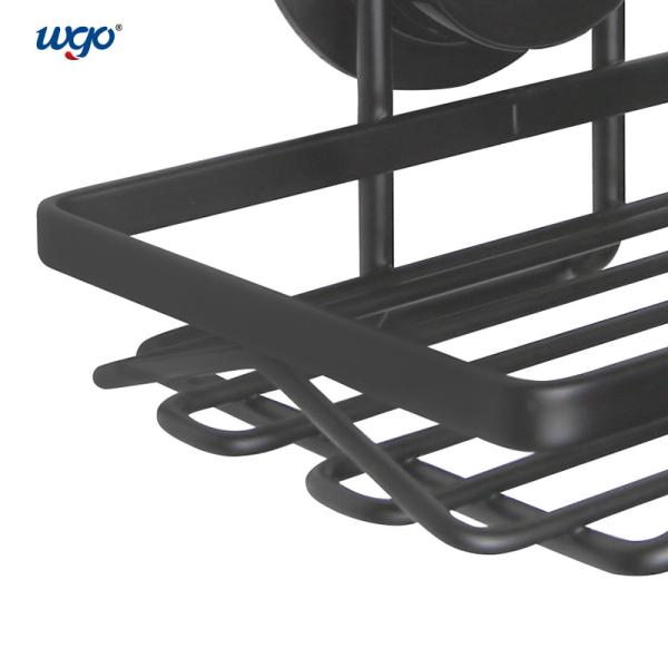Preto SS201 de aço inoxidável da caixa do sabão de tapeçaria de WGO 173mm