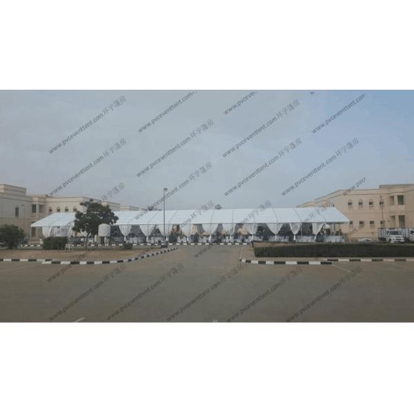 Extravagant Outside Wedding Canopy Tent 10 x 45m With Curtain For Wedding Party
