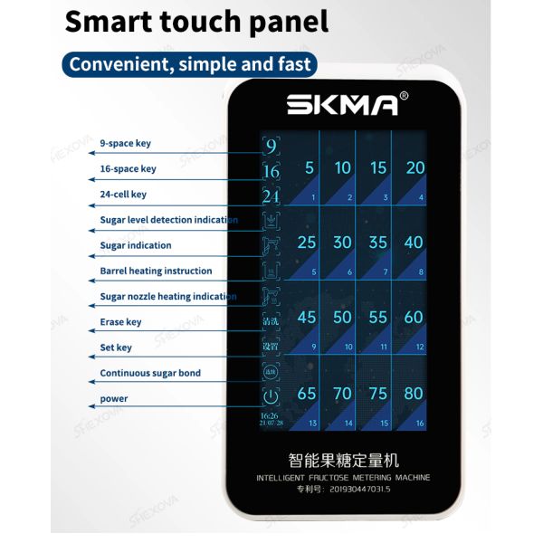 Intelligent Touch Screen Quantitative Syrup Sugar Fructose Machine Bubble Tea Coffee Shop