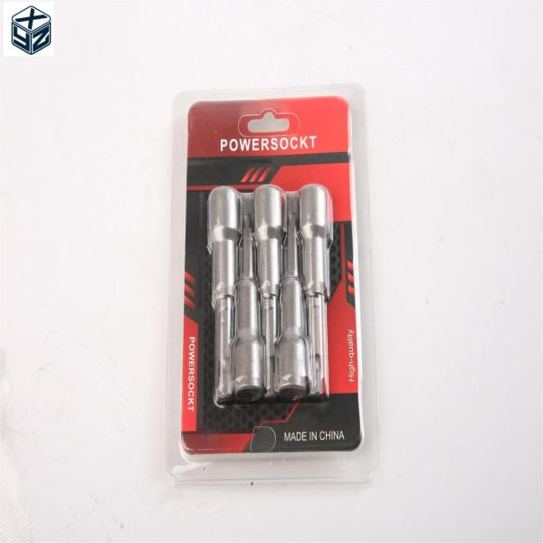 CRV Material 9mm*65mm*5PC Magnetic Nut Driver Set for 1/4in Drive