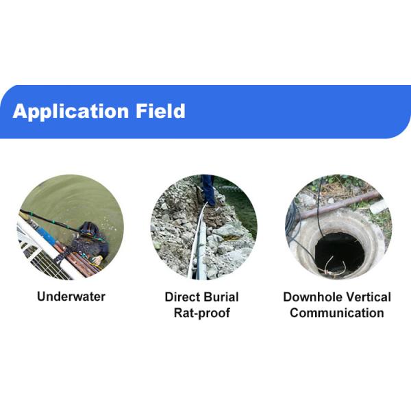 Высокопроизводительный GYTA33 24 48 96 Ядро волоконно-оптический провод Внешний G652D волоконно-оптический кабель для прямого захоронения