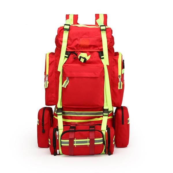 Large Capacity Waterproof Zipper Fashion Forest Fire Fighting Emergency Rescue Rucksack Epidemic Prevention Mountaineering