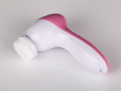 Plastic 5 In1 Face Massage Machine Customized Color Make Up With Soft Brush