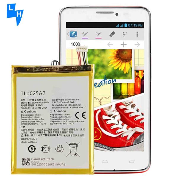 500 PCS MOQ TLP025A2 POP C9 Scribe 8000D 8000E Scribe X 5054W Bateria Alcatel Fierce XL