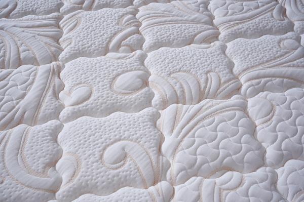 7 Inches Pocket Natural Spring Mattress With Latex  Wave Foam For Pressure Relief Support