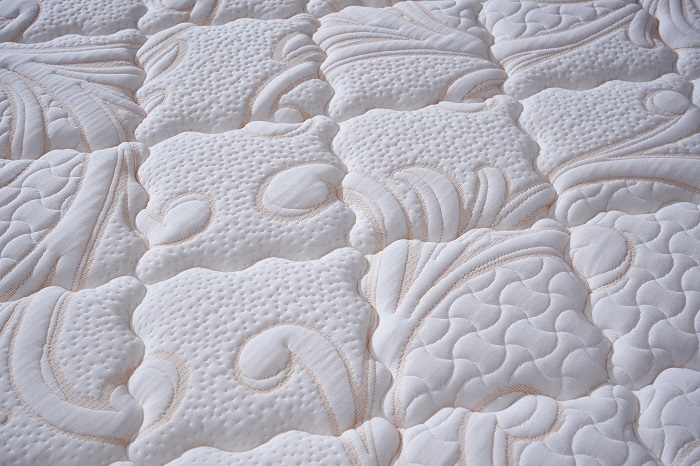 7 Inches Pocket Natural Spring Mattress With Latex  Wave Foam For Pressure Relief Support