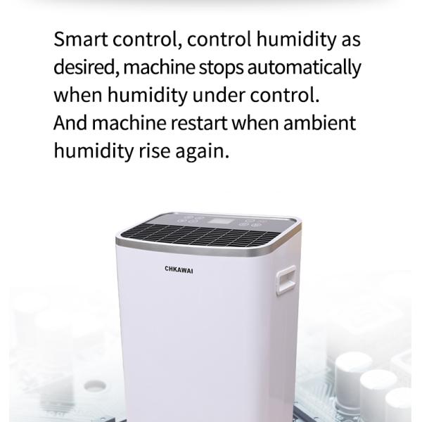 DH-252BH 25L/D Smart Home Desiccant Dehumidifier With Air Purifier for Commercial Needs