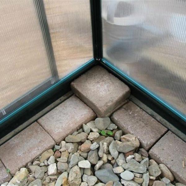Not Coated Frame Finishing 6ft X 8ft Large Garden Greenhouse for Outdoor Gardening
