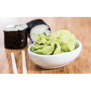 Pure Wasabi Powder with 24 Months Shelf Life 80-100 Mesh No Allergen Ingredients for Sushi and Sashimi