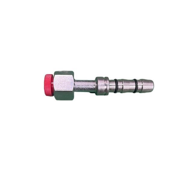 ZJ4-019 4-Point Standard Size Refrigeration Pipe Connector with Built-in Service Valve and Dual O-Ring Sealing for HVAC Systems