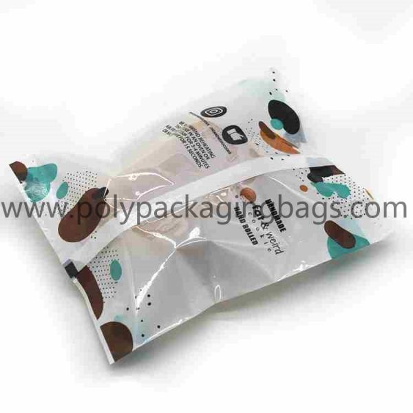 LDPE Heat Seal Snack Food Cookie Ziplock Bag With Logo