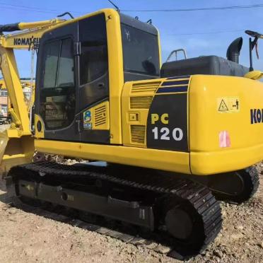 Komatsu PC120 Excavator 12Ton Mini Digger Hydraulic Crawler Used  Construction Farm