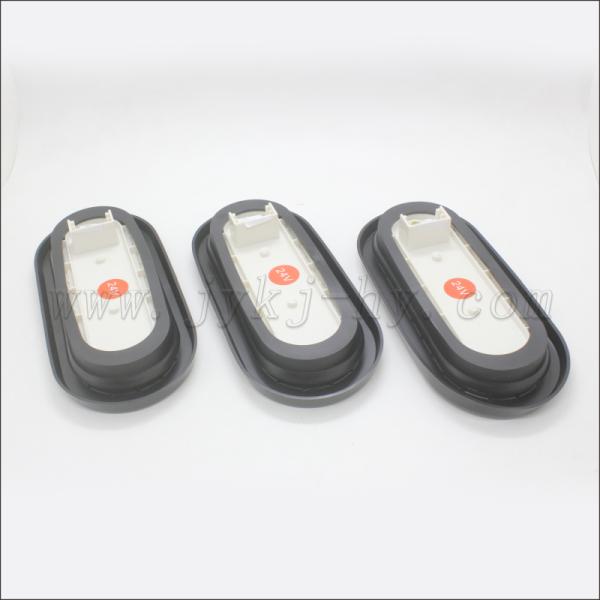 12V 24V 6 inch Oval LED Tail Lights for Truck Trailers Strobe Flashing Warning Lights