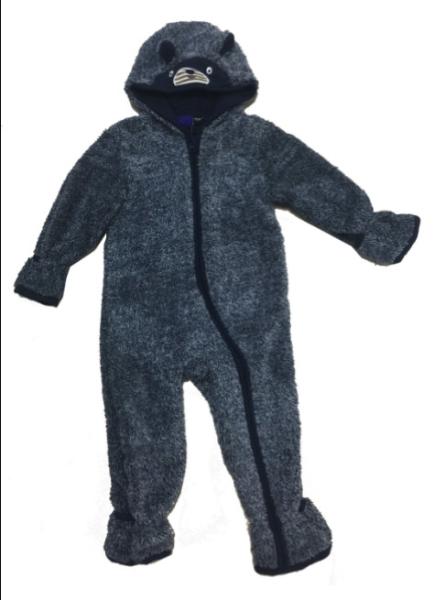 Boys Teddy Overall Baby Cotton Lining Heat Retention Strong Wear Resisting