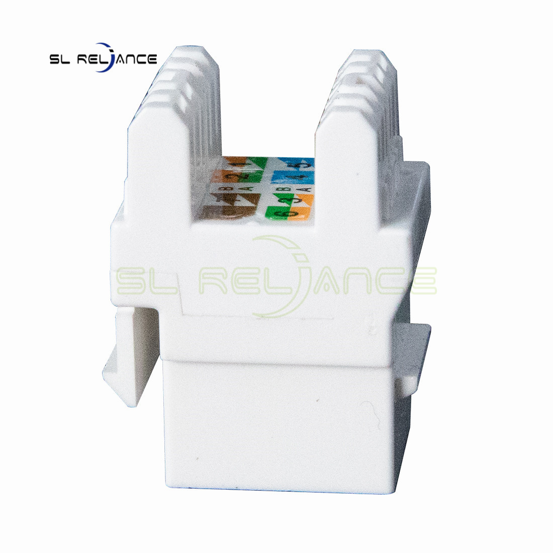 Сеть Keystone Джек муфты 8P8C AWG Cat5e белизны 22~26 Keystone