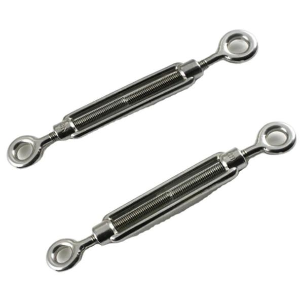 Water Treatment Stainless Steel Closed Body Turnbuckle M16 M2 M24 for Shandong Buy Jis F7020 M4 Marine Eye Eye Hand Wheel