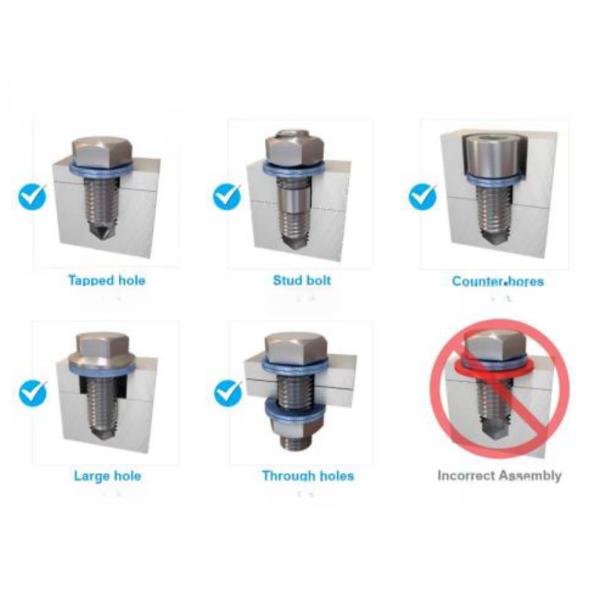Self Locking Wedge Lock Washer for General Industry DIN25201 M3 M4 M5 M6 M8 M10 M12 Dacromet Plated Countersunk Style