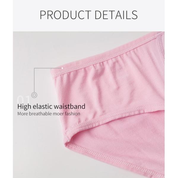 4x Absorbable Period Panties Underwear Comfortable Four Layer Waterproof Briefs