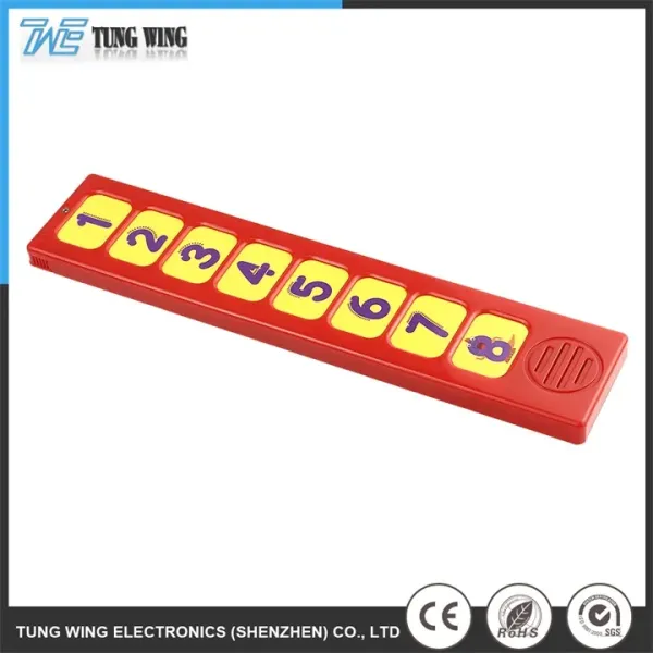 ABS Material Educational Module Board Book with Remote Control and Sound Recording for Children