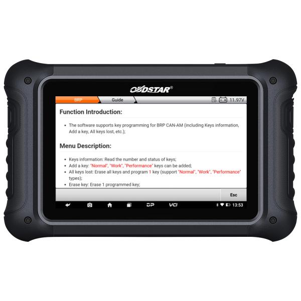 OBDSTAR MK70 Motorcycle Immobilizer Programming Device Motorcycle Key Programming and Mileage Odometer Programming Tool