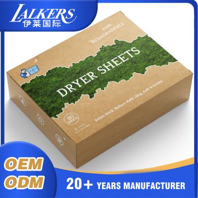 Customized Fabric Softener Washer Sheets Light Weight And Compact Dryer Softener Sheet