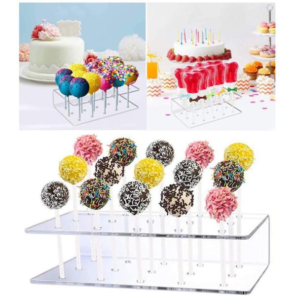 Display stand acrílico espesso e transparente, porta-choques acrílico para armazenamento