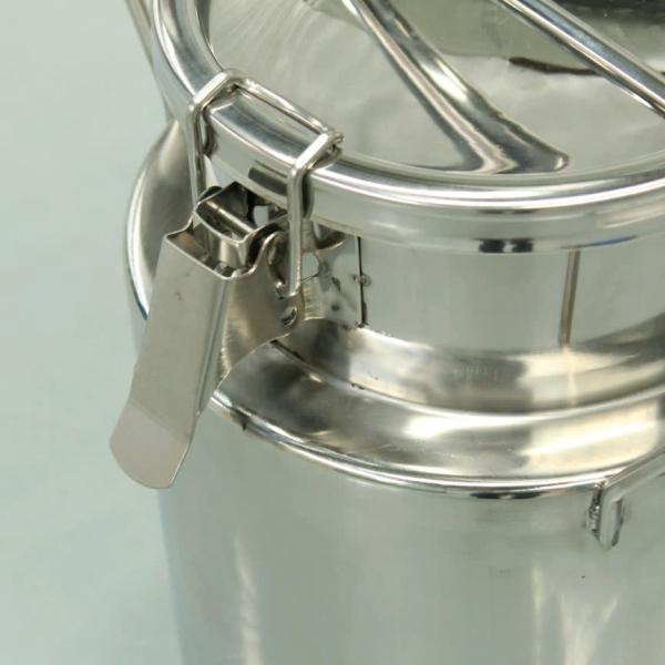5 Liters Capacity Stainless Steel Milk Can SS201 For Milk Flour Oil Rice