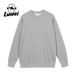 Crew Neck Organic Pure Felpa Uomo 350g Moletons Camisa De Entrenamiento 100%Cotton Sweatshirt Pullover Hoodie