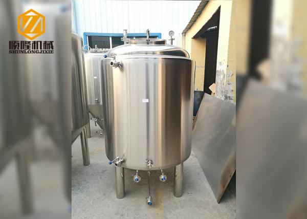 Stainless Steel Bright Beer Tank , 2HL Small Beer Brewing Tanks For Storage