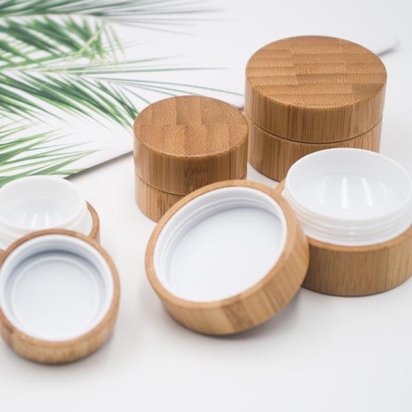 cosmético de madeira de 30g 50g 100g 150g 200g 250g que empacota com tampão de bambu