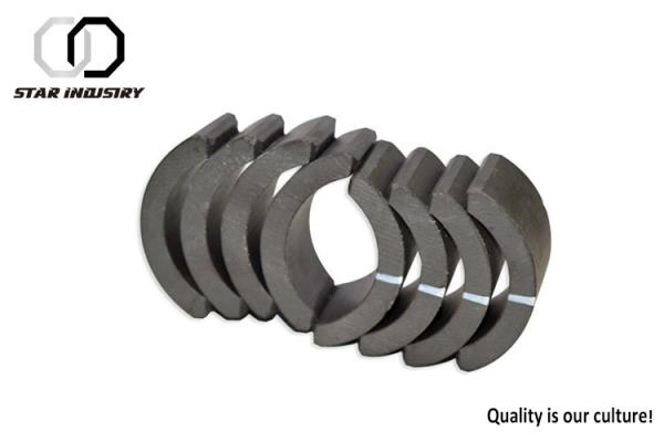Industrial Barium Ferrite Magnet 0.05mm - 0.1mm Tolerance High Precision