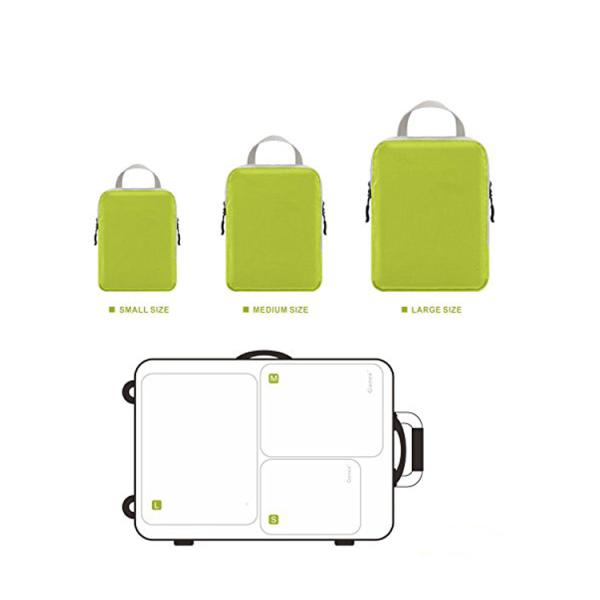 Packing Cubes Travel Organizer Bag Luggage Compression Pouches