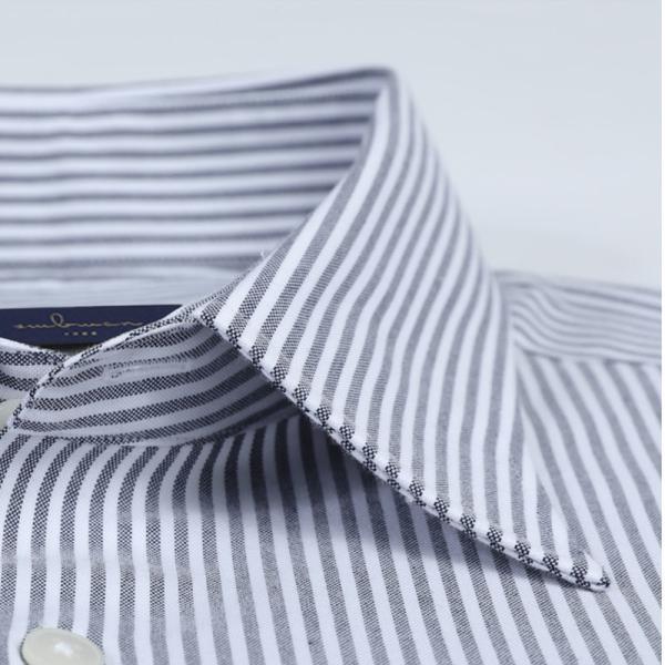 Primavera 100% de tecido de algodão camisa formal masculina Slim Fit camisa de negócios Manga cheia