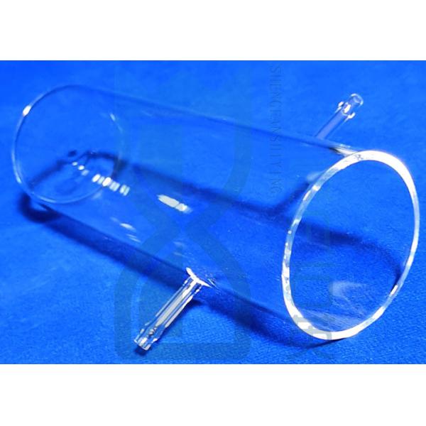 Transparent Quartz Glass Reactor Is Used For Chemical Quartz Glass Tube