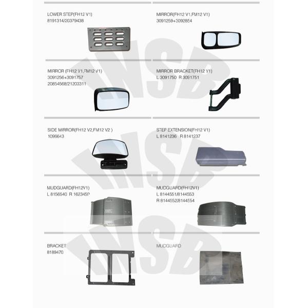 20545094 20545095 Grill Step Bracket Lower Front Panel Hinge for Truck Parts