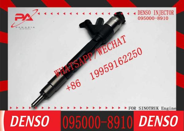 Inyector de combustible diesel 095000-8910 VG1246080106 8910 para DENSO para camión HOWO SINOTRUK