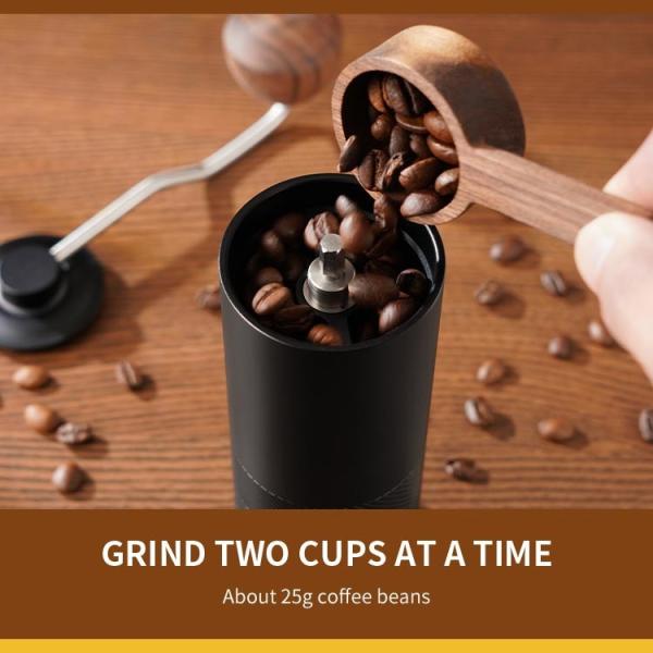 Hand Operated Manual Burr Coffee Grinder Hand Crank Conical Burr For Business Gifts