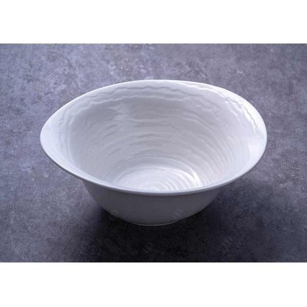 Porcelain Irregular Starter Deep White Soup Bowls 10'' 12''