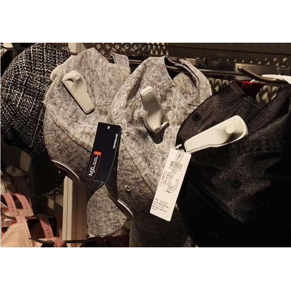 High Quality Clothing Super Hard Tag With Rfid , ABS RFID only retail tag , EAS+RFID dual frequency Security tag