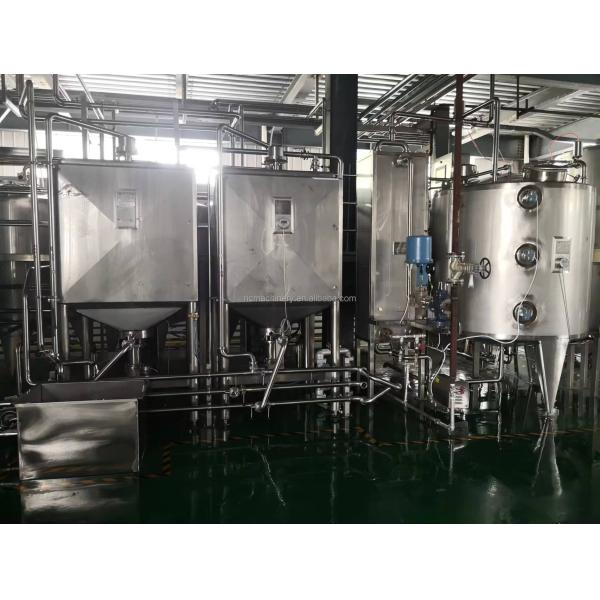 Автоматическая полная линия обработки органического йогурта пастеризация заморозка гомогенизация