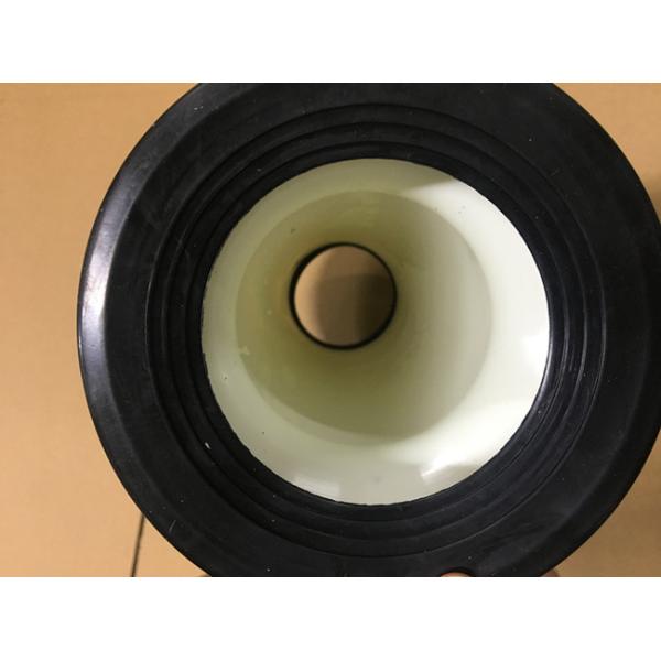 Straight Toilet Drain Pipe Small Friction Resistance Black And White Combination