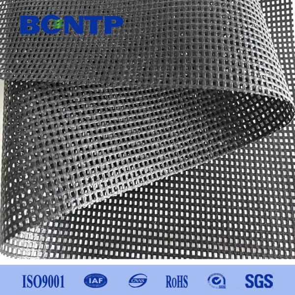 Heavy Duty PVC Mesh Fabric PVC Coated Polyester Mesh Vinyl Fabric high strength  fire resistance
