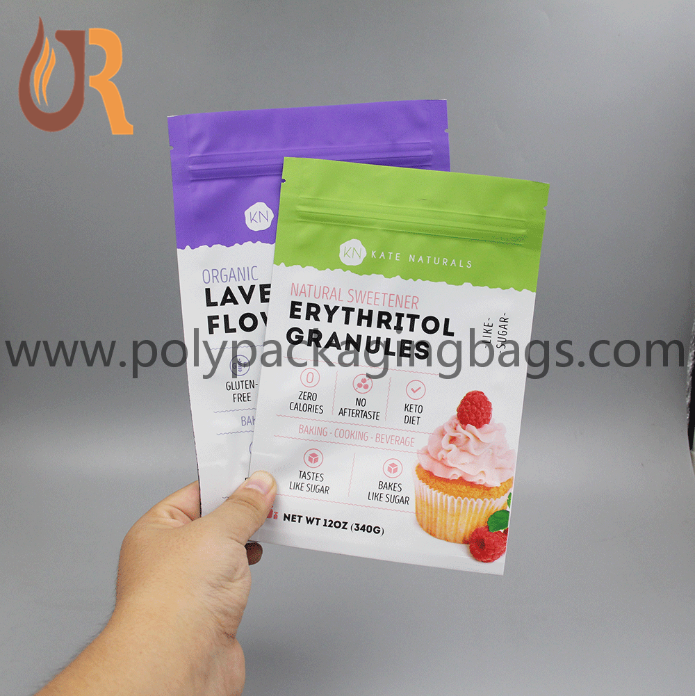 Wholesale resealable ziplock snack aluminum foil mylar bag