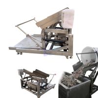 Traitement des crevettes de fruits de mer Isolation thermique Plateforme de levage de sea-bucket en plastique Machine de versement